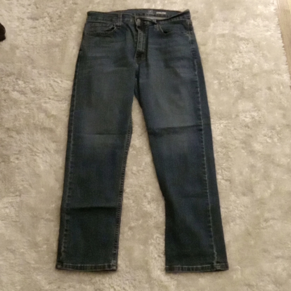 Women's GEORGE Athletic Fit Straight Leg Jeans, Size 10
